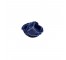 BASKET-Tiny Navy Blue Glass W/White Details