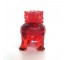 FOO DOG-RED RESIN SMALL