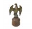 FIGURINE-TIN EAGLE 11"ON WOOD