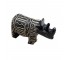 FIGURE-RHINO BLK/PINK CARVED S