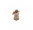 FIGURINE-Pink Glazed Stoneware Cat Angel