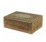 BOX-SM CARVED WD/IVORY INLAY