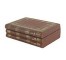 Maroon Faux Books-Keepsake Box