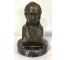 BUST-BRASS,MARBLE-DELAVIGNE
