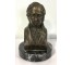 BUST-BRASS,MARBLE-DELAVIGNE