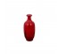 BUD VASE-Translucent Red Glass