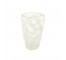 VASE-Frosted Glass W/Cherub Relief