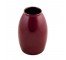 VASE-Simple Tear Shape-Burgundy Colored