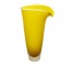 VASE- Heavy Yellow Glass