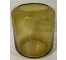 VASE-Rounded Cylinder Amber Glass