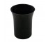 VASE- Black Glass/Flared @ Top