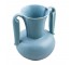 VASE-VINTAGE DECO-BLUE MATTE