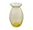 VASE-GLASS12"-AMBER LACE