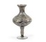 VASE-SILVER ETCHED GLASS-THIN