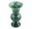 Vase-Jade glass ped base trump