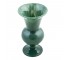 Vase-Jade glass ped base trump