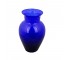 VASE-Blue Urn Shaped Glass