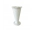VASE-Milk Glass W/Pressed Circle Design