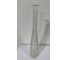 VASE-21H-CLEAR ETCHED GLASS