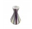 BUD VASE-Grey Striped Glaze