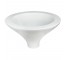 VASE-LARGE-WHITE MATTE-TRUMPET