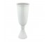 VASE-Tall White Ceramic Challis