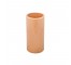 VASE-Glazed Salmon Colored Cylinder