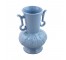 VASE-Light Blue Glazed W/Side Handles