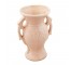 VASE-Pink Ceramic W/2 Side Handles