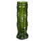 VASE- Glass/Green Bamboo