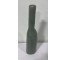 VASE-11H-GRAY MATTE CERAMIC