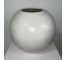 VASE-15"-BALL-MATTE WHITE