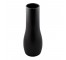 VASE-14H-DK BROWN CERAMIC