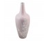 VASE-Tall Pink Glazed W/White Cherry Blossoms