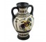 VASE-Greek/Black & Tan/Hunter & Horse