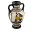 VASE-Greek/Black & Tan/Hunter & Horse