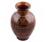 VASE-CERAMIC-RED-BLACK-MED