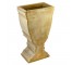 URN-W/Flat Face Beige Painted Wood