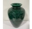 VASE-Tall Dark Green Glass Urn