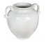 VASE-WHITE-TWO HANDLE-LARGE