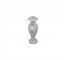 BUD Vase-White Marble W/Black Veins