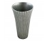 VASE-10"ALUMINUM-RIBBED