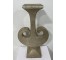 VASE-Pedestal Top W/Scroll Sides