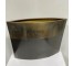 VASE-Mid Century Modern Two-Tone Brass