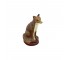 BOOKENDS-Sitting Plaster Fox