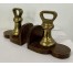 BOOKEND-PR-BRASS BELL