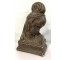 STATUE-13"WOMAN W/PONYTAIL-CER