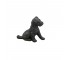 Bank-Small Black Terrior Dog-Cast Iron Bank