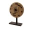 SCULPTURE-WOOD-ROUND-ON STAND-