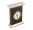 CLOCK-OFFICE-LEATHER-CHROME